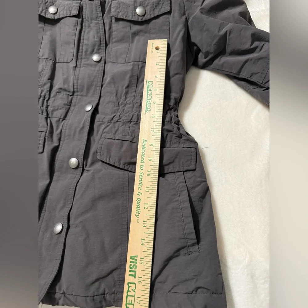 Apt 9 Fur Hooded Jacket Size Small color Dark Grey